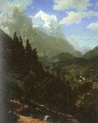 Bierstadt, Albert The Wetterhorn oil